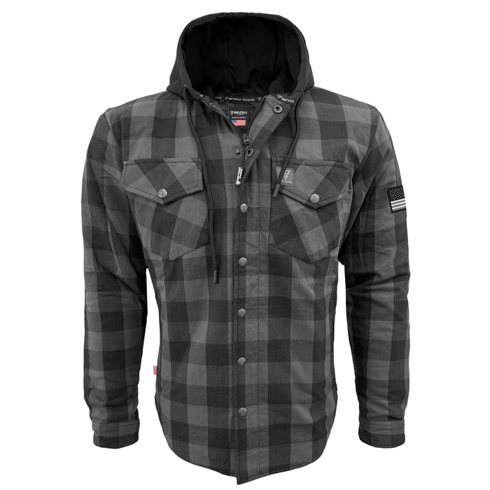 Beyond Riders Flannel Jacket - black/grey XL