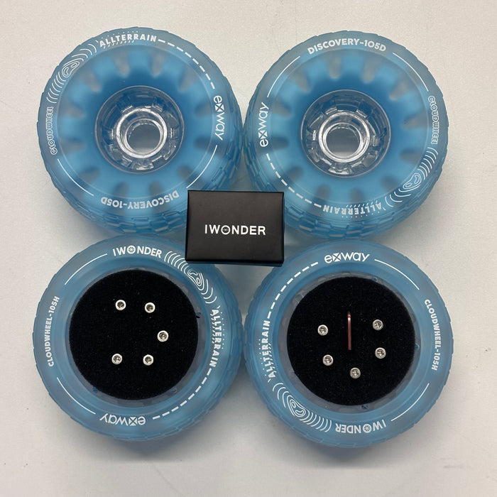 Cloudwheel Discovery 105D Wheels - Hub Motor Blue