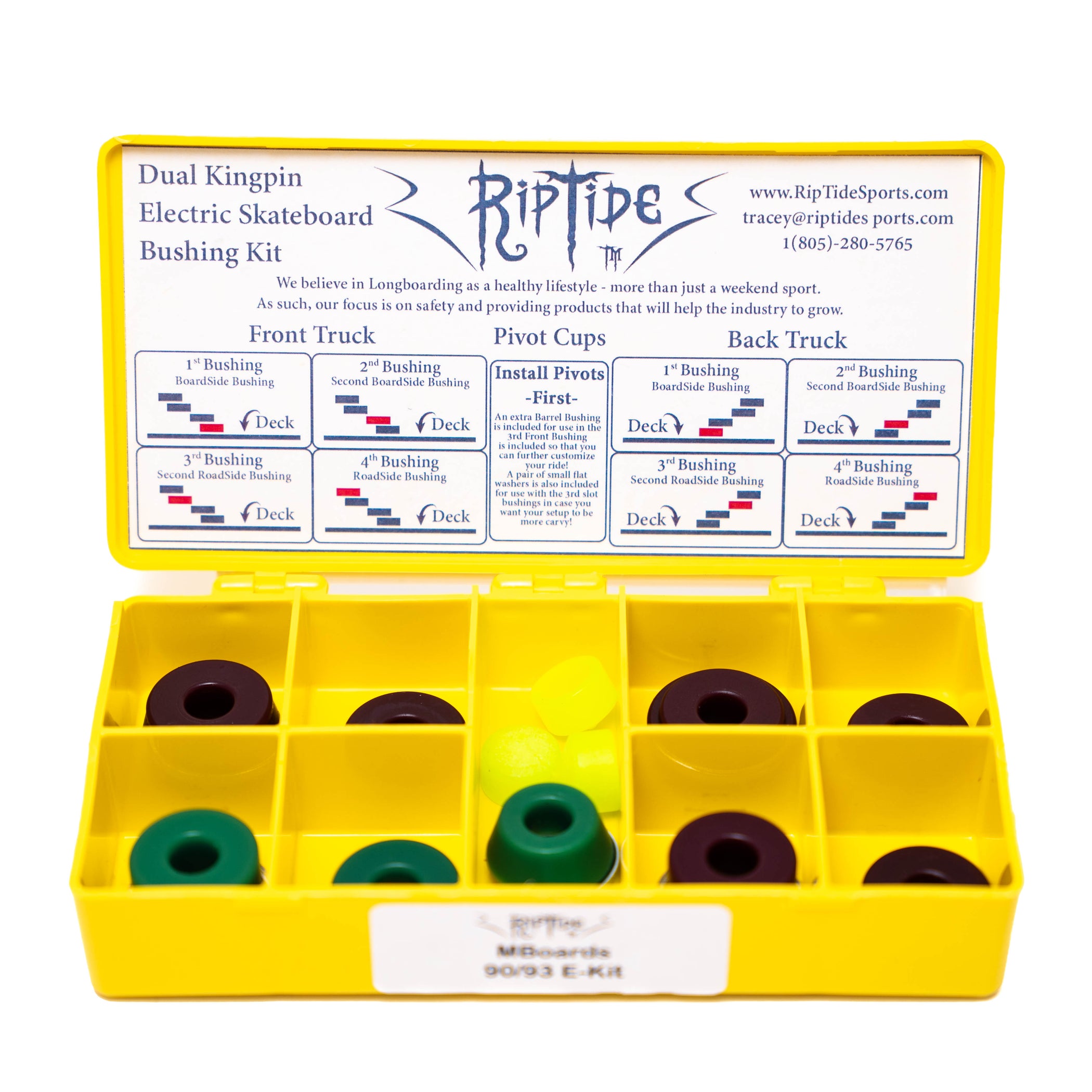 RipTide Double King Pin Bushing Kit — MBoards